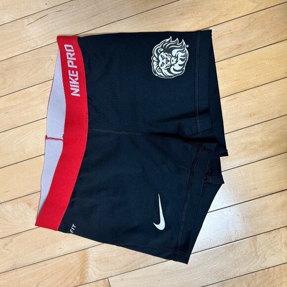 NIKE PRO Dri Fit Spandex Booty Shorts Loyola Marymount LMU size XS/S - Picture 2 of 8